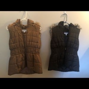 Small Black or Brown NY & Company Vests